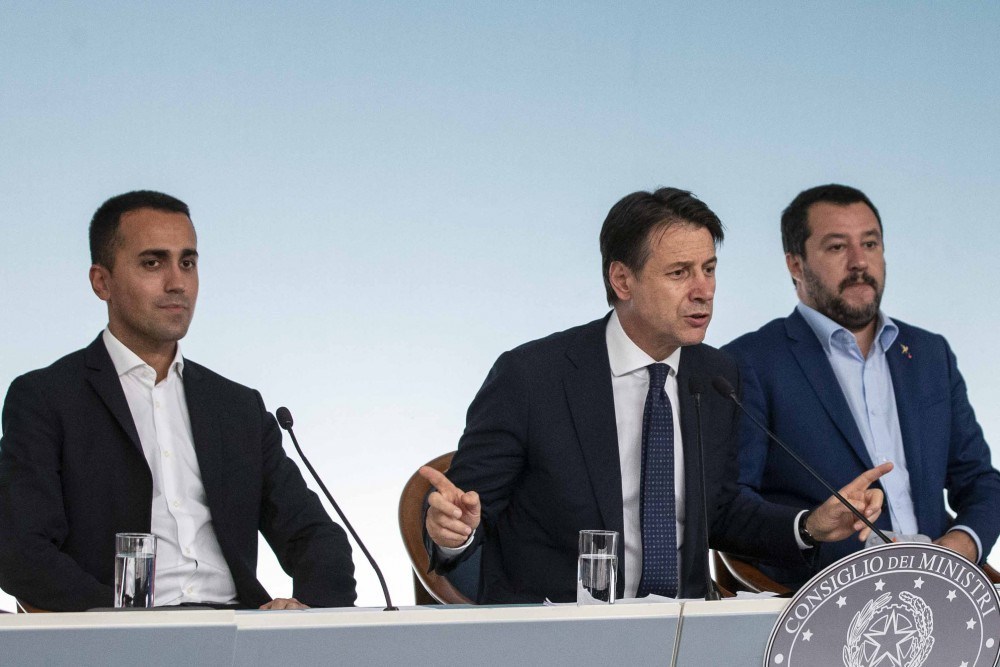 Di Maio - Conte - Salvini
