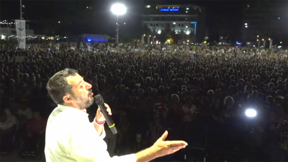 Matteo Salvini a Pescara