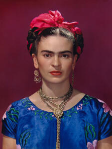 Frida with Blue Satin Blouse - New York, 1939 © Nickolas Muray Photo Archive