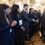 Il Presidente della Repubblica Sergio Mattarella in occasione dell'incontro con i Magistrati ordinari in tirocinio nominati con D.M. 15/04/2024 e D.M. 22/10/2024
