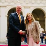 Giorgia Meloni, accoglie il Primo Ministro della Repubblica di Bulgaria, Rossen Jeliazkov