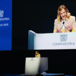Giorgia Meloni interviene all'Assemblea di Confindustria