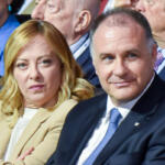 Il Presidente del Consiglio Giorgia Meloni con il Presidente degli industriali Emanuele Orsini