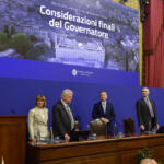Chiara Scotti, Vice Direttrice della Banca d'Italia, Luigi Federico Signorini, Banca d'Italia, Fabio Panetta, Governatore della Banca d'Italia e Paolo Angelini, Banca d'Italia
