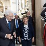 Il Presidente della Repubblica Sergio Mattarella con Margherita Cassano, Primo Presidente della Corte Suprema di Cassazione in occasione dell’Assemblea generale della Corte Suprema di Cassazione dal titolo “Le prospettive di una moderna nomofilachia”
