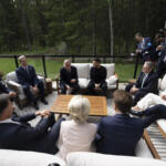 Il Presidente Meloni nel corso della seconda giornata di lavori del Vertice di G7