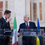 Mark Rutte, Segretario generale NATO, Antonio Tajani, Ministro degli Esteri e Kaja Kallas, Alto Rappresentante dell'UE per gli Affari Esteri