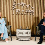 Il Presidente del Consiglio, Giorgia Meloni, con il Primo Ministro del Canada, Mark Carney