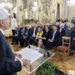Il Presidente Sergio Mattarella rivolge il suo indirizzo di saluto in occasione dell'incontro con il Consiglio Generale degli Italiani all'Estero