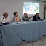 Da sinistra: l'ideatore di Polsi Ambiente 2025, Tommaso Marvasi, la giornalista Anna La Rosa, l'Onorevole Gianfranco Rotondi e il commissario di San Luca Antonio Reppucci
