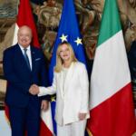 Il Presidente del Consiglio, Giorgia Meloni, incontra il Cancelliere federale dell'Austria, Christian Stocker