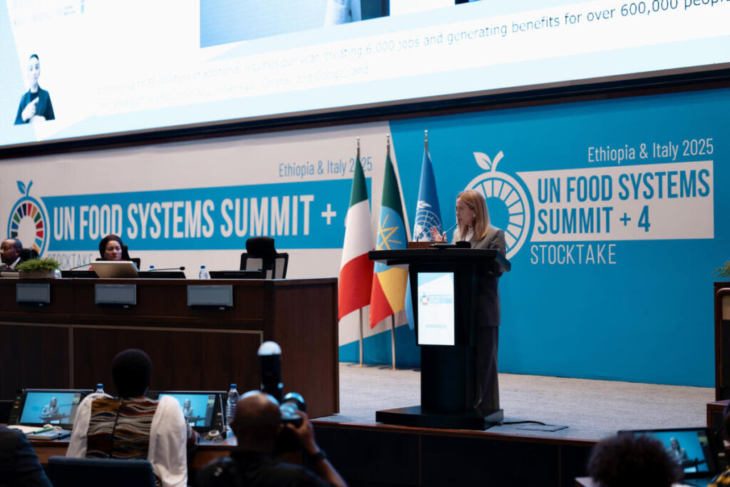 Il Presidente del Consiglio, Giorgia Meloni, interviene al Vertice delle Nazioni Unite sui Sistemi Alimentari