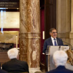Il Presidente del Senato, Ignazio La Russa, è intervenuto alla cerimonia per l’esposizione nel Transatlantico di una teca dedicata a Paolo Borsellino