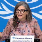 Francesca Albanese, relatrice speciale ONU sui territori palestinesi occupati