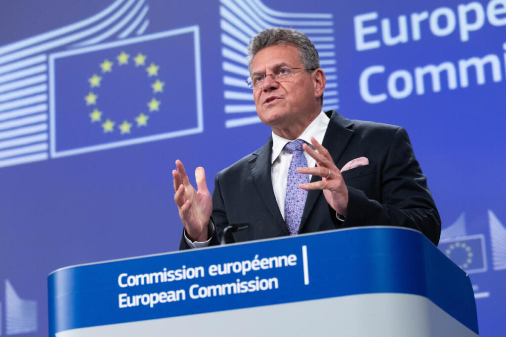 Maros Sefcovic, Commissario europeo al Commercio e la sicurezza economica