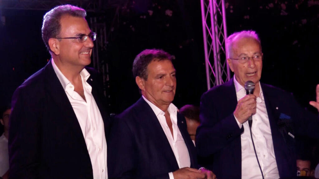 Da sinistra De Nuccio, Moretta e Turi