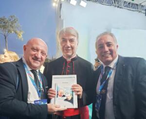 Mannino E Sardisco con il cardinale Battaglia