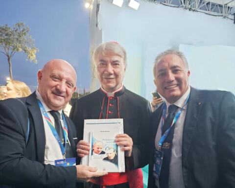 Mannino E Sardisco con il cardinale Battaglia