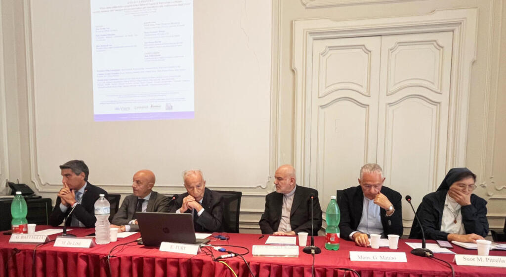 Odcec Napoli - Chiesa di Napoli (da sinistra Battaglia, De Lise, Beneduce, Matino, Pitrella)