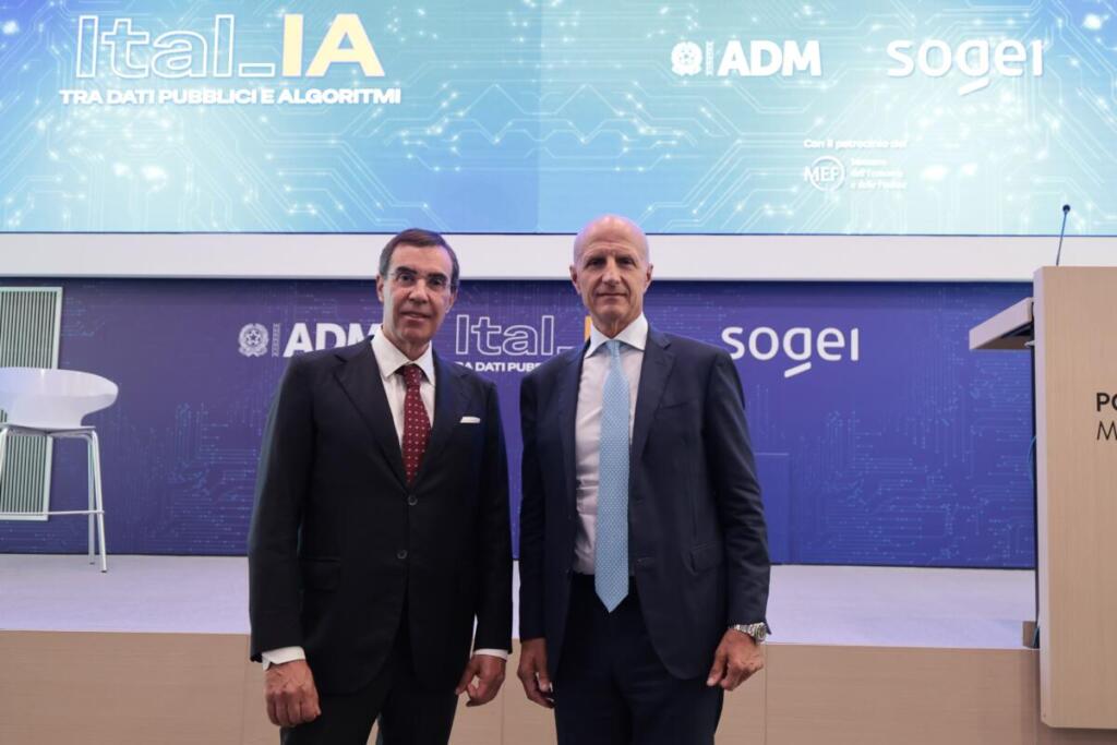 Roberto Alesse, Direttore Generale ADM e
Cristiano Cannarsa, Amministratore Delegato Sogei