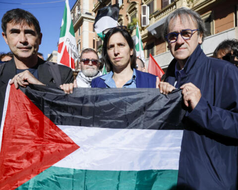 Nicola Frantoianni (Avs), Elly Schlein (Pd), Angelo Bonelli (Avs)