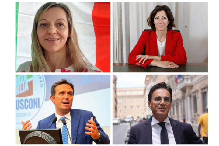 Nella foto da sinistra in senso orario: Laura Cavandoli, Cristina Tajani, Mario Turco e Alessandro Cattaneo