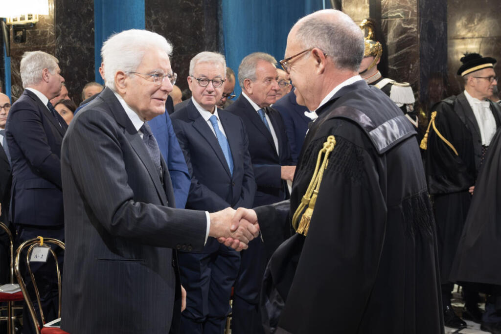 Anno giudiziario Corte conti, Sergio Mattarella