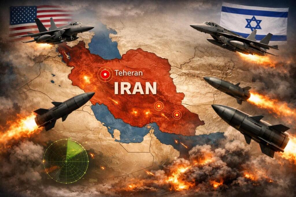 Iran, raid militari, “Immagine generata con intelligenza artificiale a scopo illustrativo”