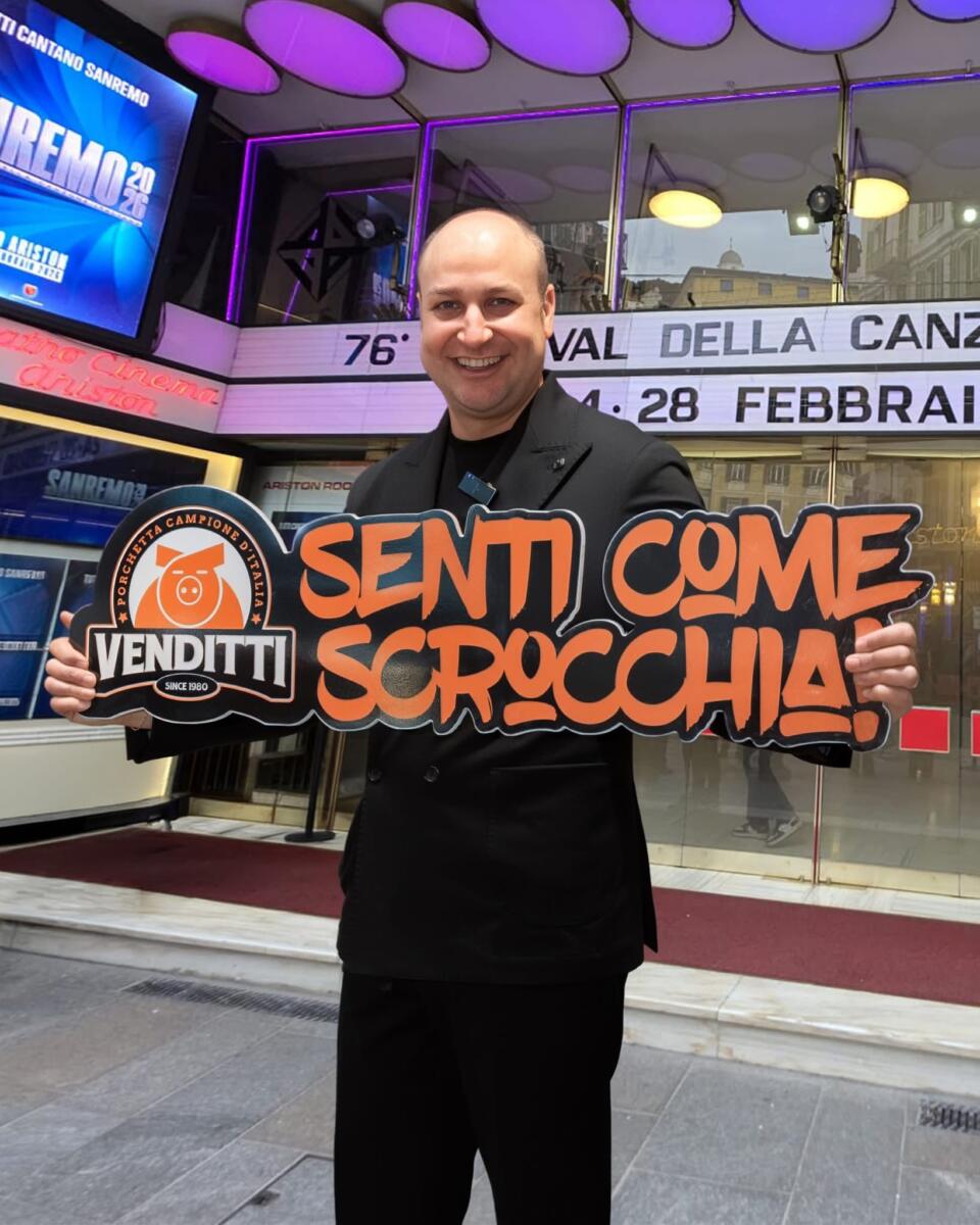 Grande attesa a Sanremo: Venditti Food pronto a conquistare il Grand Hotel Des Anglais al Festival 2026