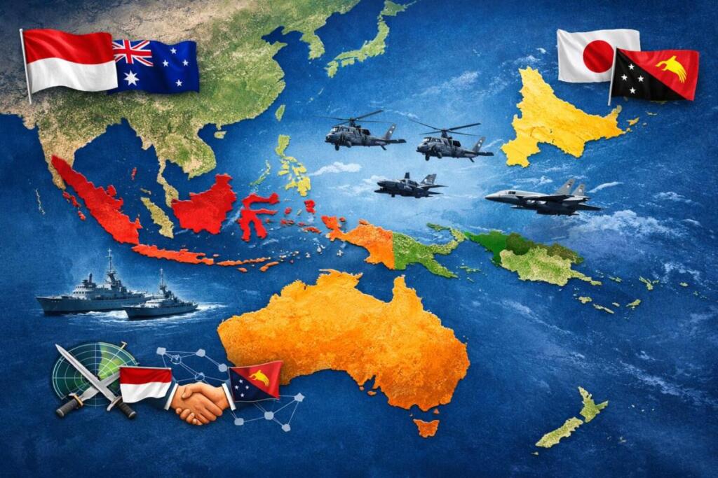 Indonesia e Australia rafforzano l’asse della sicurezza: intesa ampliata con Giappone e Papua Nuova Guinea