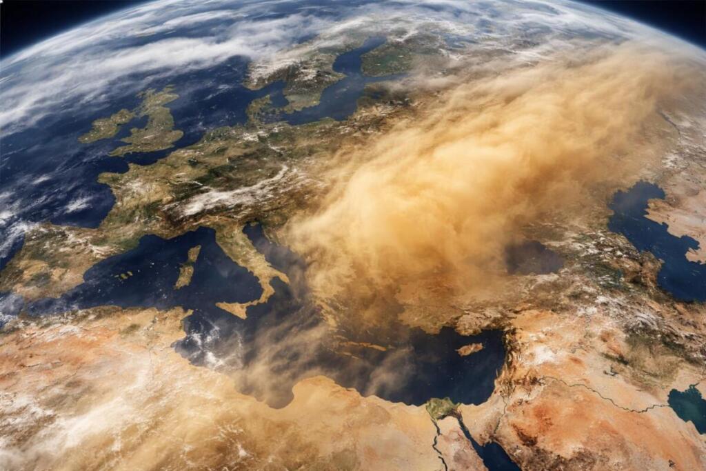 Una nube globale: la polvere asiatica varca i confini e raggiunge l’Europa
