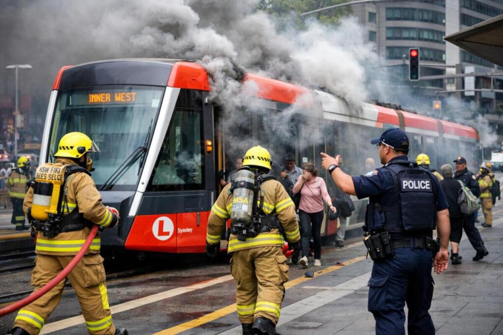 Emergenza al tram di Sydney