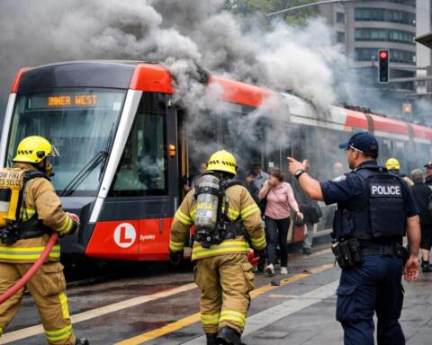 Emergenza al tram di Sydney