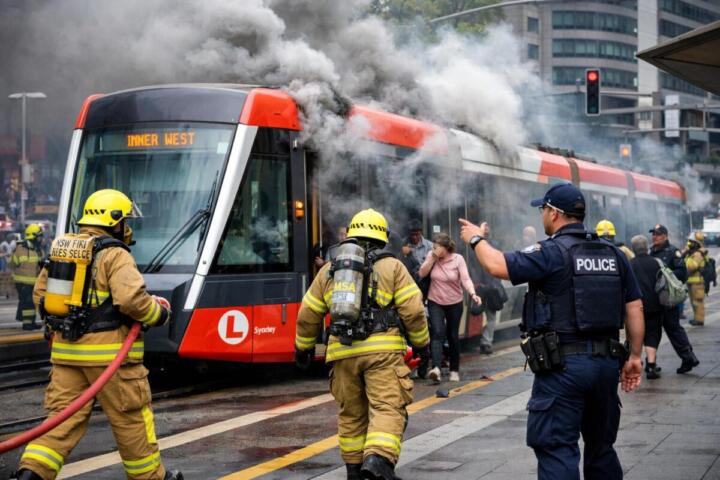Emergenza al tram di Sydney