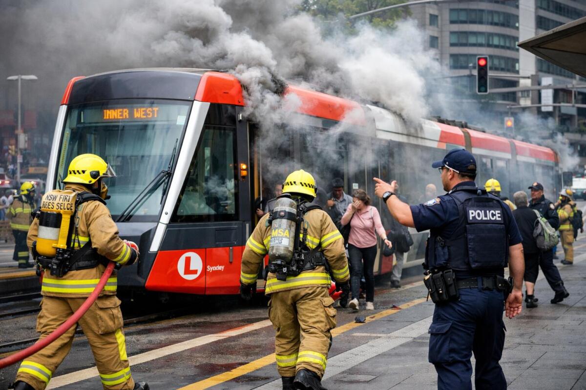 Emergenza al tram di Sydney