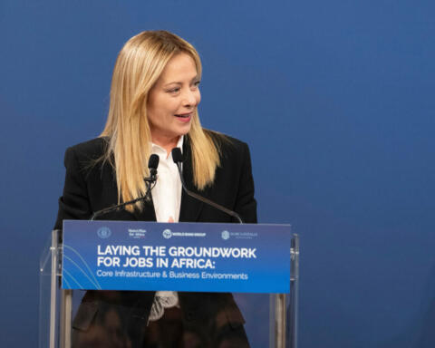 Il Presidente del Consiglio, Giorgia Meloni, ha tenuto un intervento al Convegno "Laying the Groundwork for Jobs in Africa: Core Infrastructure & Business Environments"