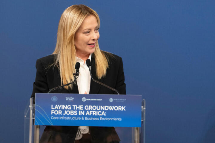 Il Presidente del Consiglio, Giorgia Meloni, ha tenuto un intervento al Convegno "Laying the Groundwork for Jobs in Africa: Core Infrastructure & Business Environments"