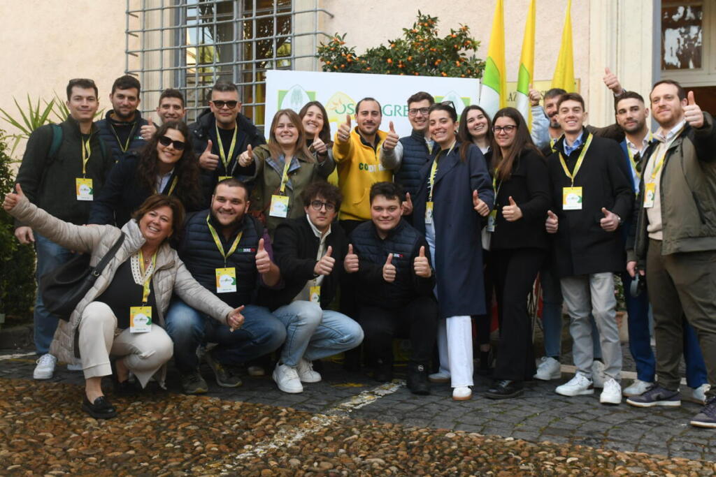 Enrico Parisi, Delegato Nazionale Coldiretti giovani in compagnia dei finalisti