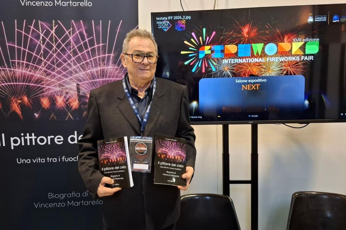“Il pittore del cielo” di Vincenzo Martarello all’International Fireworks Fair