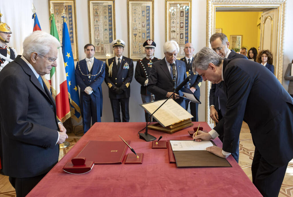 Gianmarco Mazzi giura al Quirinale: è il nuovo Ministro del Turismo