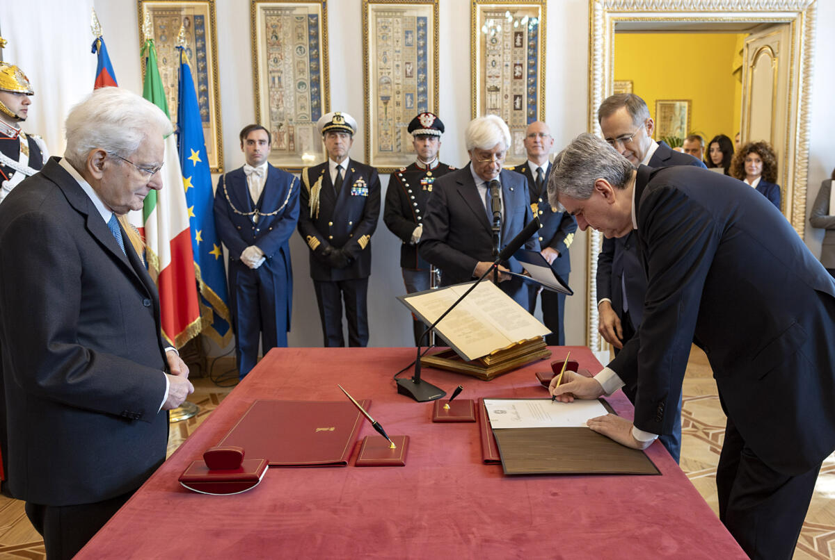Gianmarco Mazzi giura al Quirinale: è il nuovo Ministro del Turismo