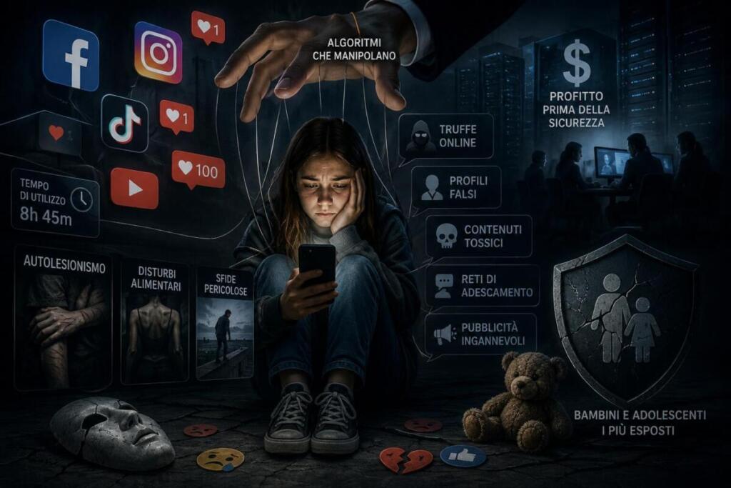 social network minori sicurezza