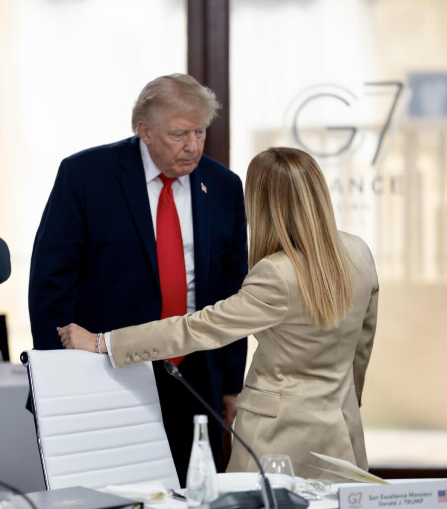 Meloni e Trump, disgelo al G7: “L’Occidente resti unito”