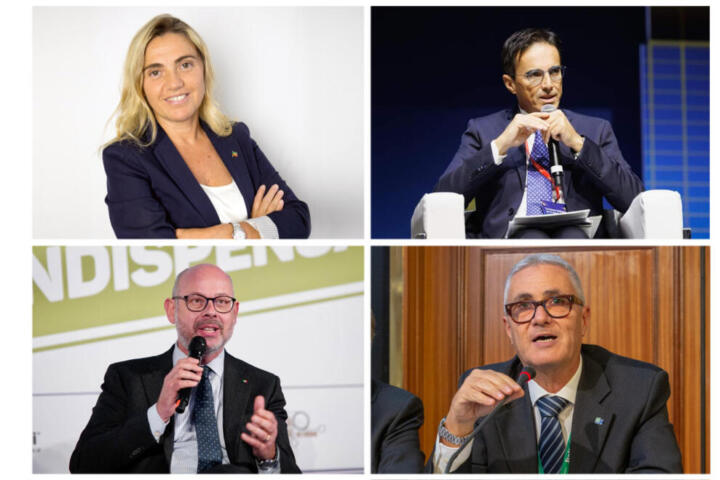 Nella foto da sinistra in senso orario: Chiara Tenerini, Mario Turco, Marco Cuchel e Andrea De Bertoldi