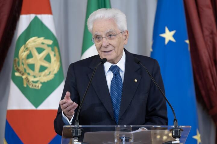 Il Presidente della Repubblica Sergio Mattarella