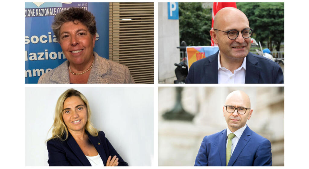 Nella foto da sinistra in senso orario: Daniela Dondi, Antonio Misiani, Giulio Centemero e Chiara Tenerini