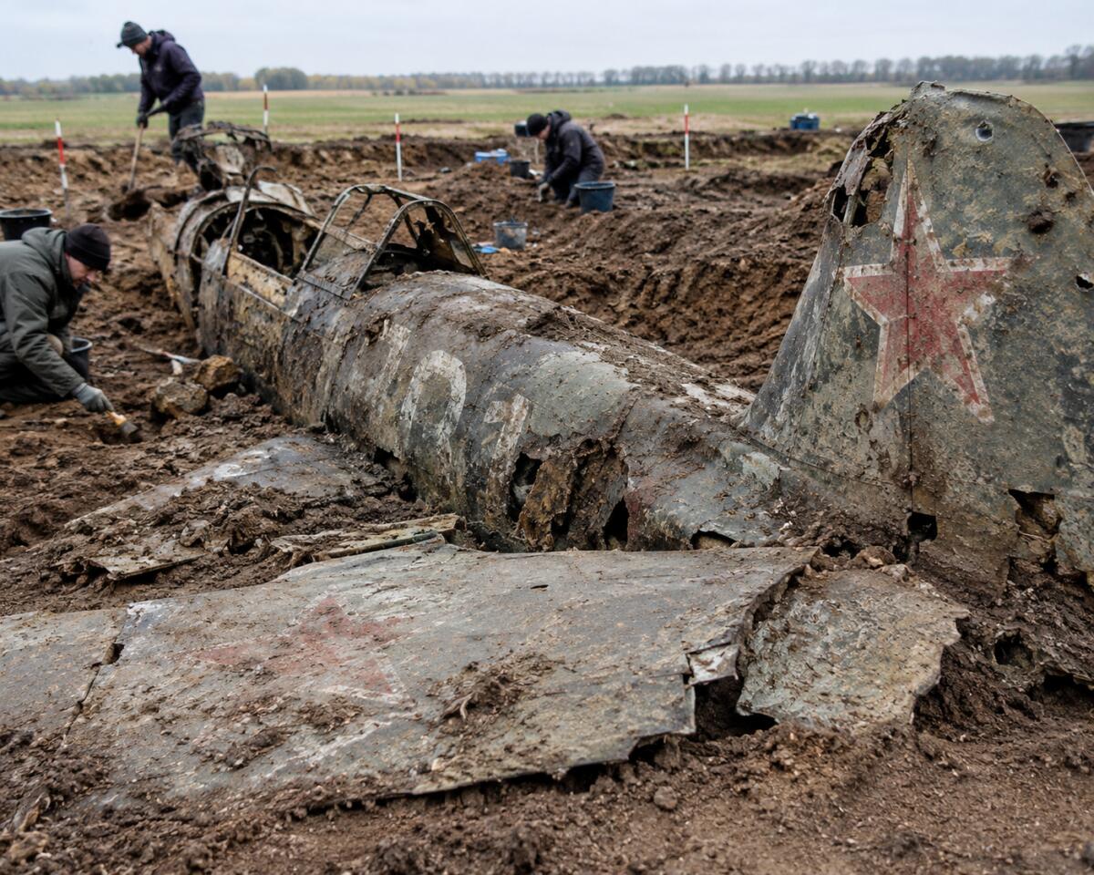 Scavo di un relitto sovietico WWII